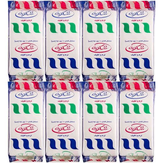 دستمال جیبی شکوه بسته 24 عددی