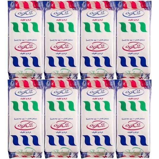 دستمال جیبی شکوه بسته 24 عددی