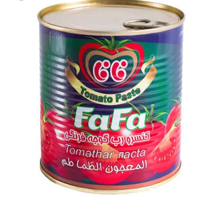 رب گوجه فرنگی 800 گرم فافا