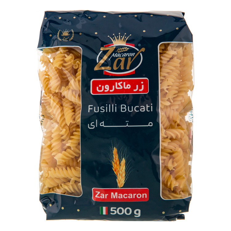 ماکارونی فرمی مته ای زر 500 گرم